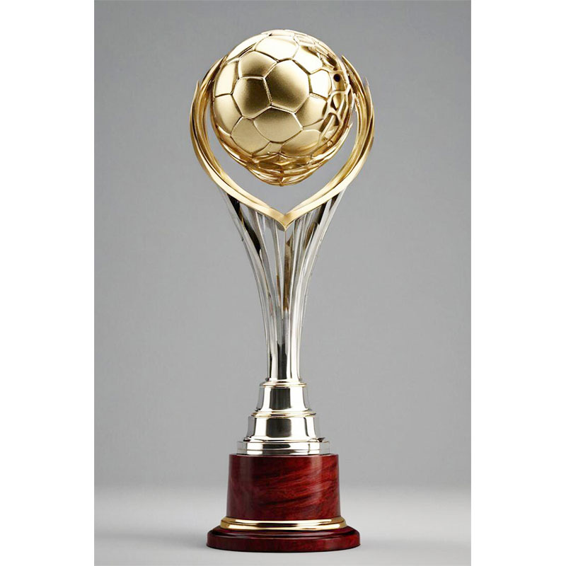 Personalized football metal trophy2