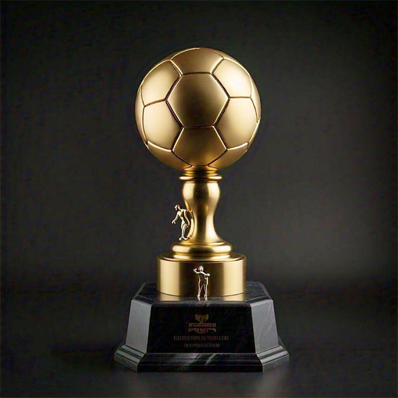 Personalized football metal trophy3