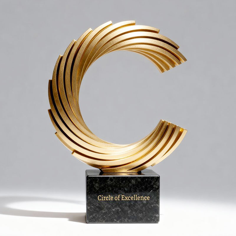 Personalized logo metal trophy3