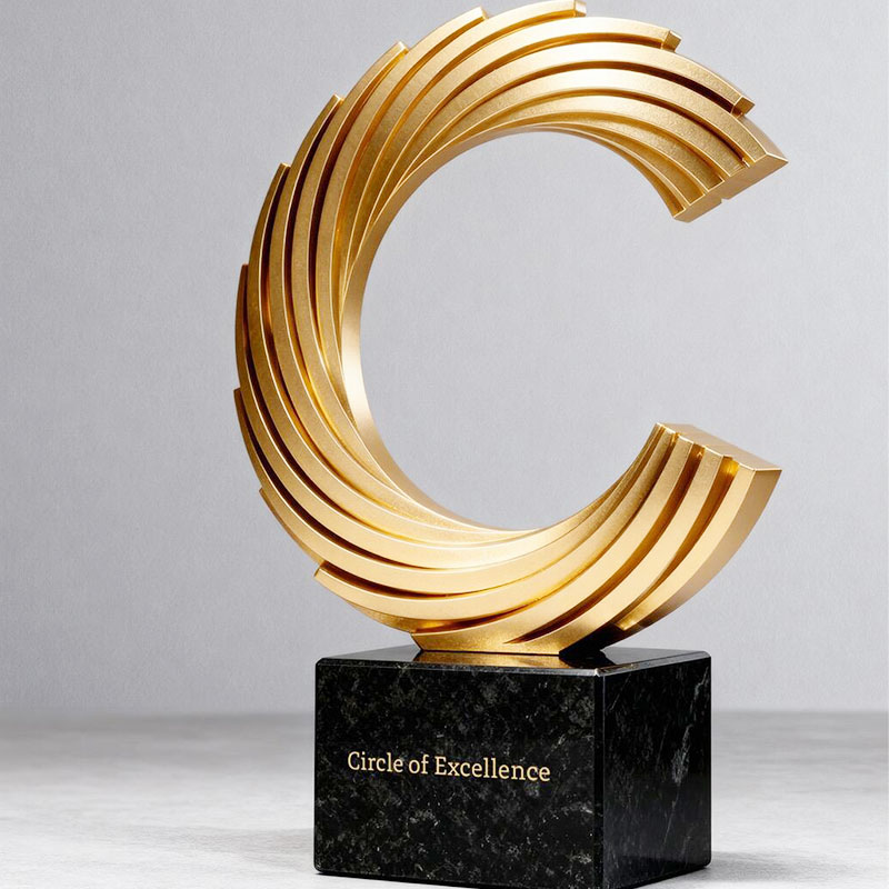 Personalized logo metal trophy4