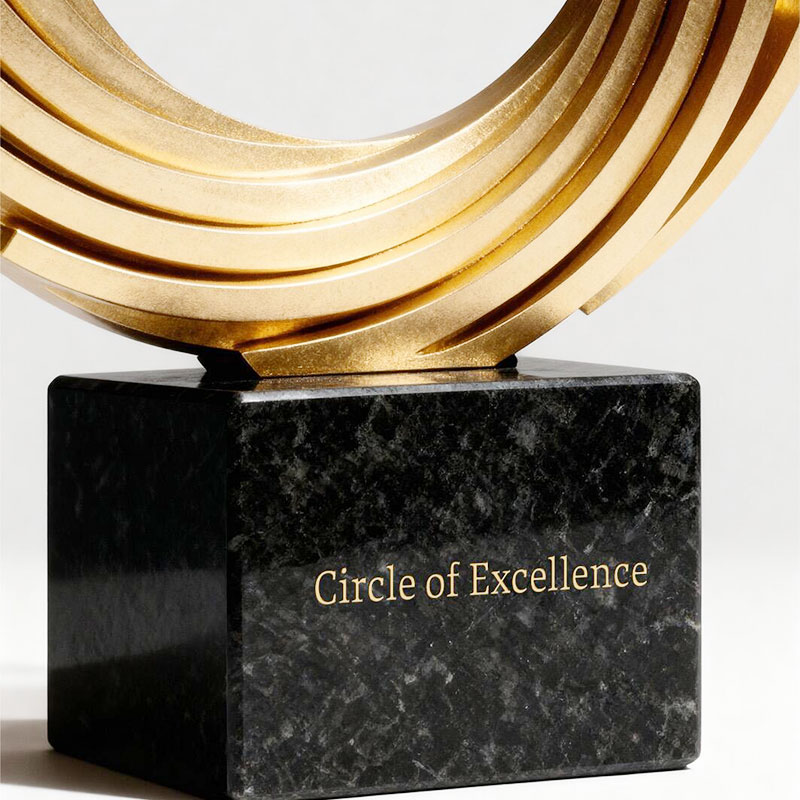 Personalized logo metal trophy5