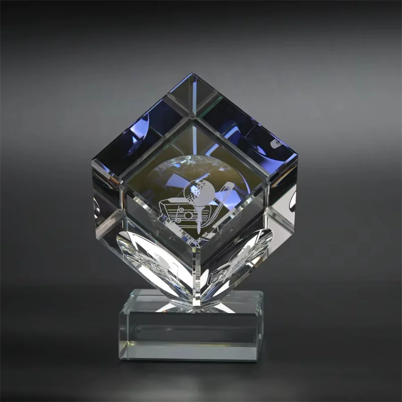 Square 3D Corroded Crystal Block2