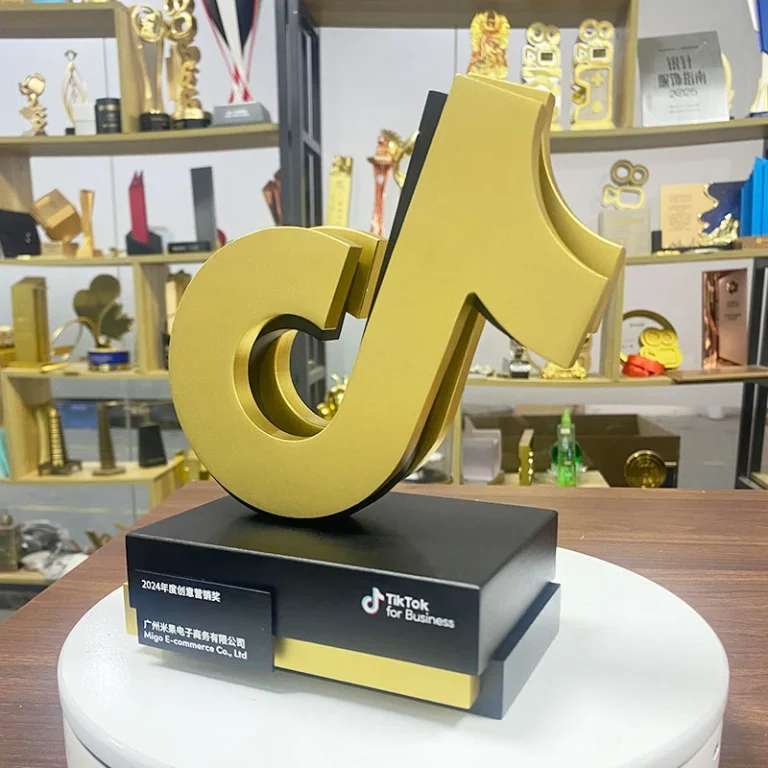 tiktok metal trophy