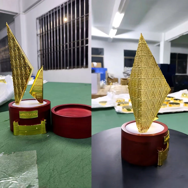 3D printed metal trophy2