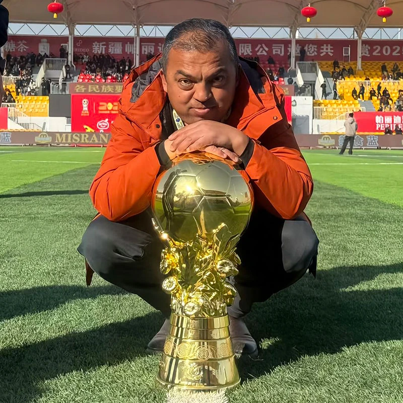 Atush Football Trophy Cup - Trophy Medal Badge Commemorative Coin Keychain Fridge Magnet Ornament Model Design wholesale custom supplier Atush Football Trophy Cup5