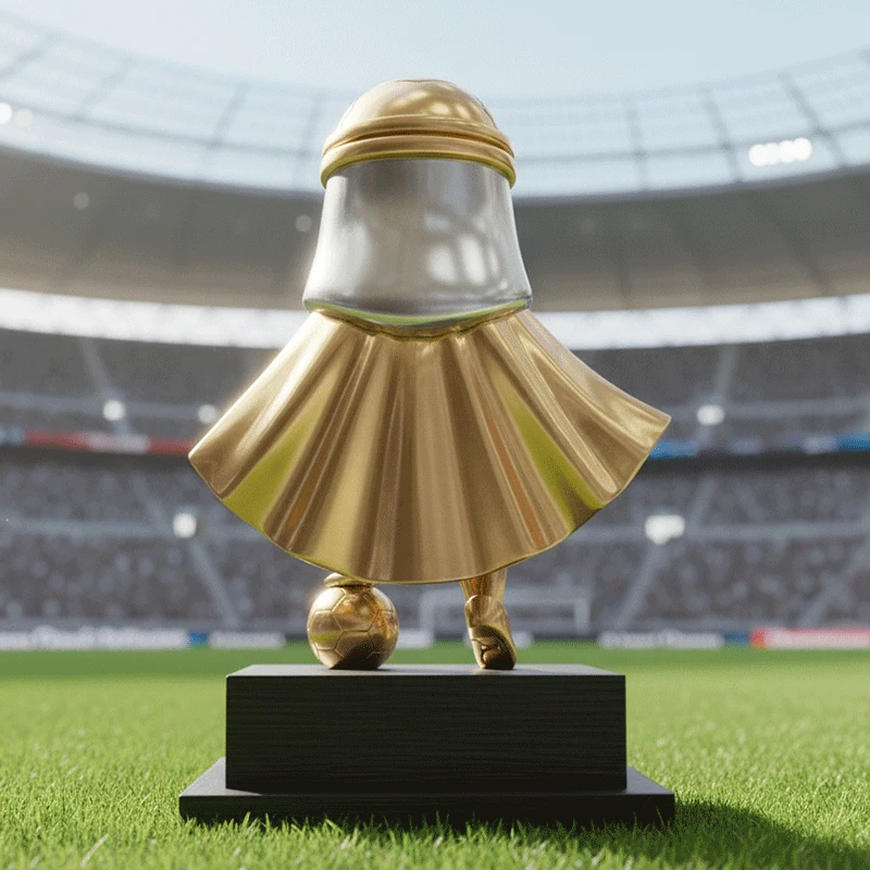 Custom Laeeb metal trophy - Trophy Medal Badge Commemorative Coin Keychain Fridge Magnet Ornament Model Design wholesale custom supplier Laeeb trophy model3