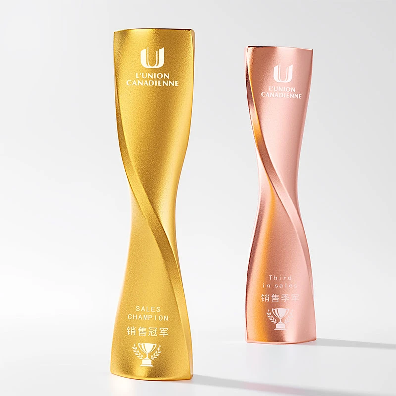 Sandblasted metal trophy3