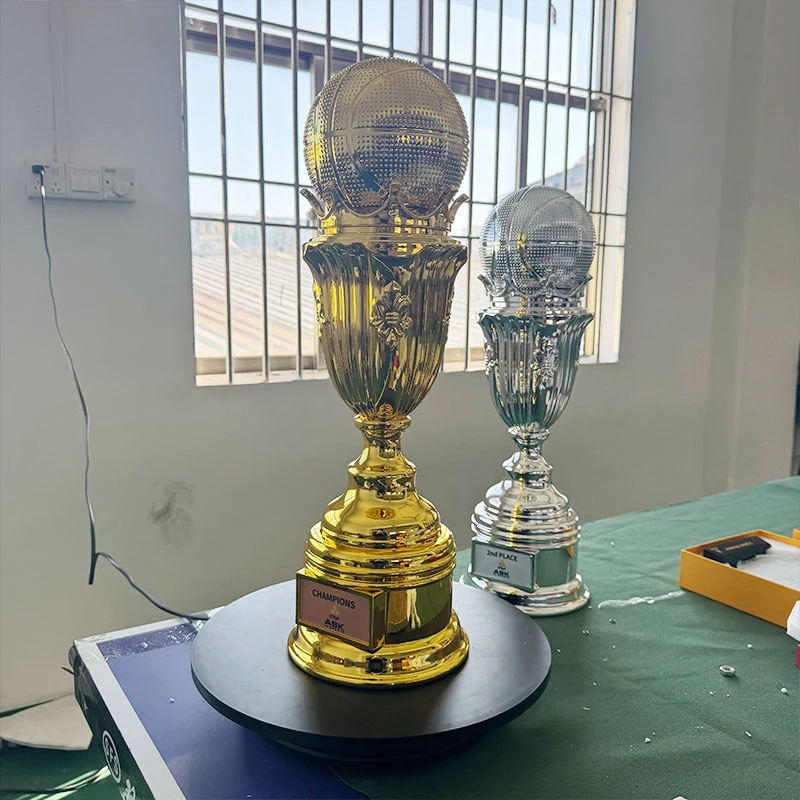 Large Resin Basketball Trophy - Trophy Medal Badge Commemorative Coin Keychain Fridge Magnet Ornament Model Design wholesale custom supplier ready-made large metal basketball trophy2