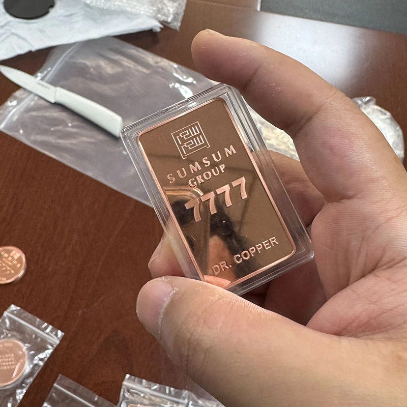 Custom 9999 copper bars1
