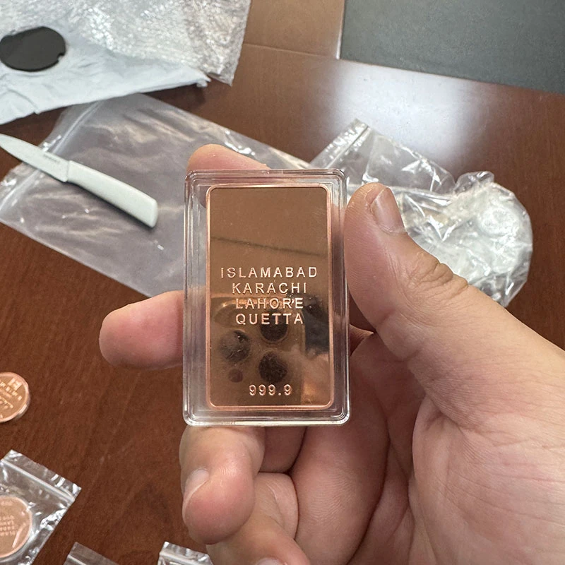 Custom 9999 copper bars2