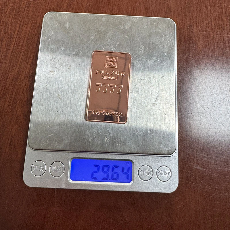 Custom 9999 copper bars3