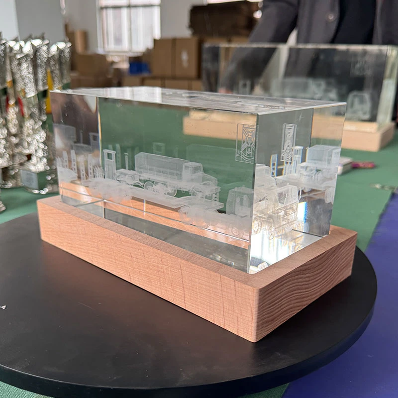 Transport Vehicle Crystal Engraving4