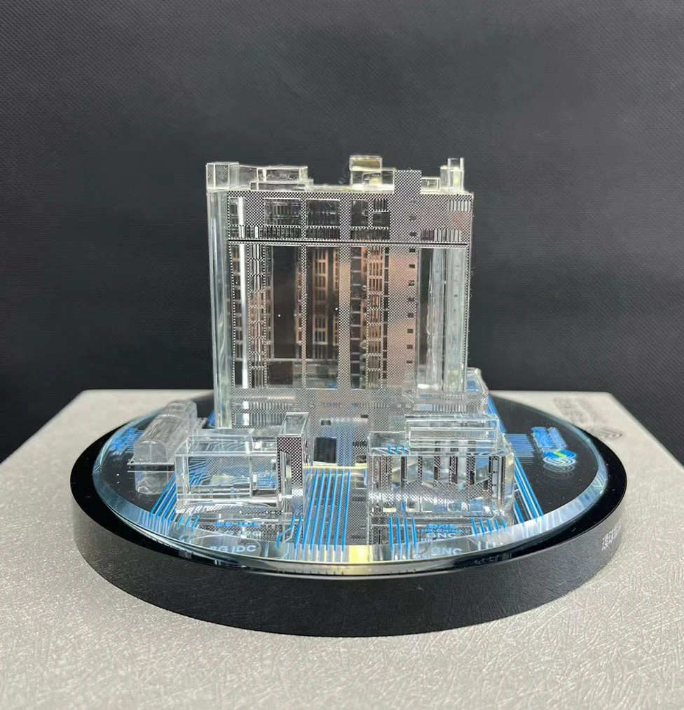 3D Crystal Building Model1