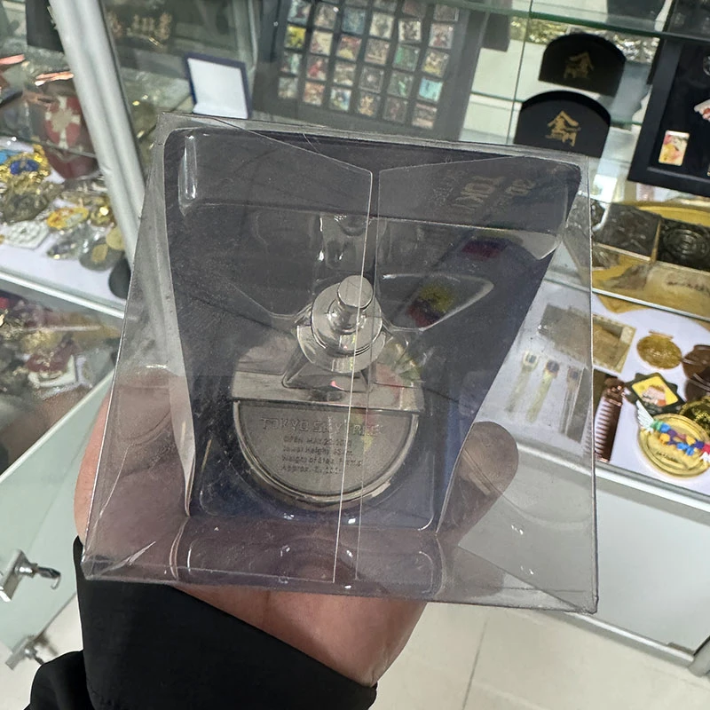 Custom 3D Metal Model - Trophy Medal Badge Commemorative Coin Keychain Fridge Magnet Ornament Model Design wholesale custom supplier 3D Metal Ring Holder4