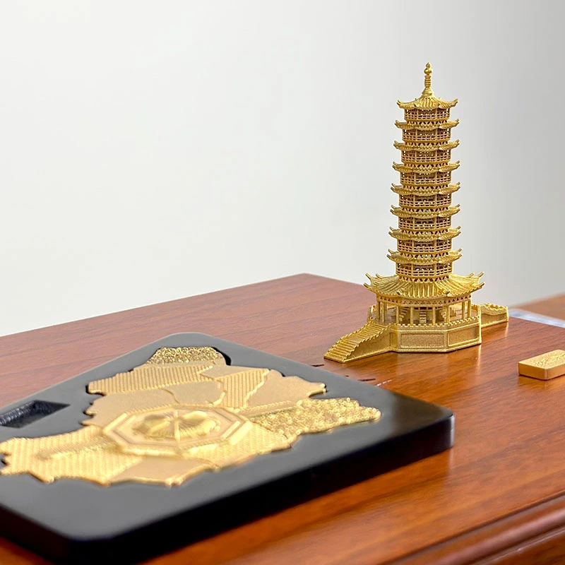 Custom Metal Building Model Souvenirs3