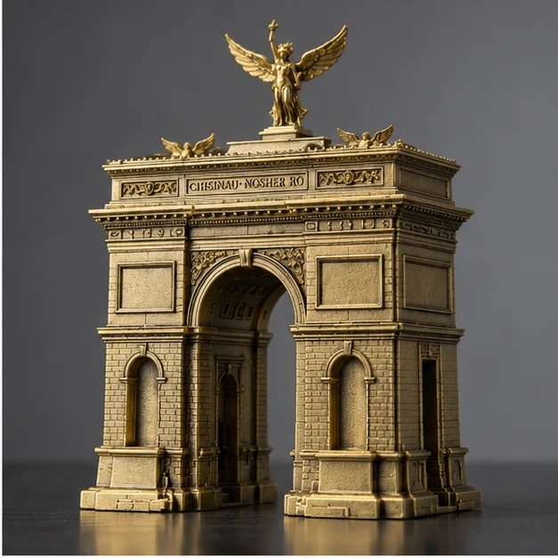 Custom arch metal model - MC ART AWARDS Custom-made model of the Arc de Triomphe in the United States1