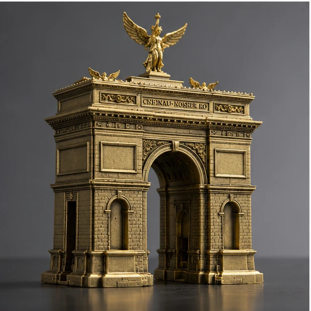 Custom-made model of the Arc de Triomphe in the United States2