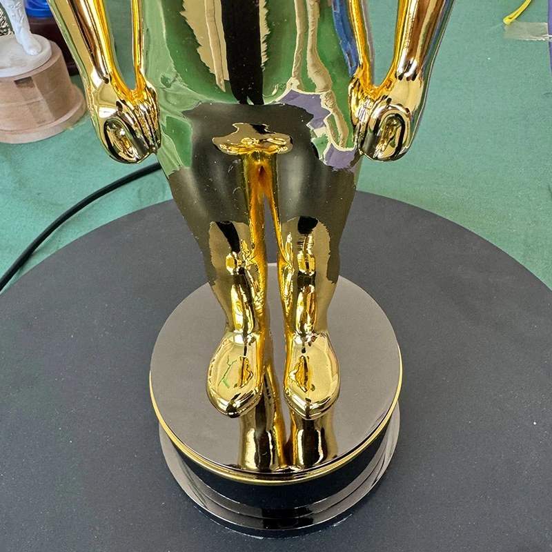 Electroplated Polished Metal Trophy5