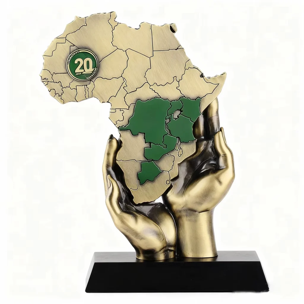 Creative Africa Map Trophy1