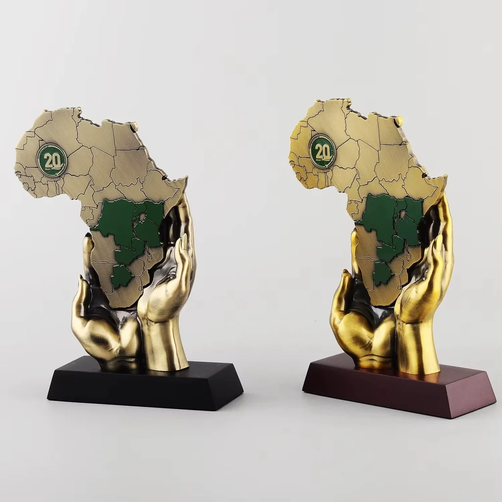 Creative Africa Map Trophy2