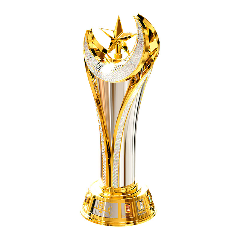 Diamond studded tournament trophy - MC ART AWARDS Diamond studded tournament trophy3