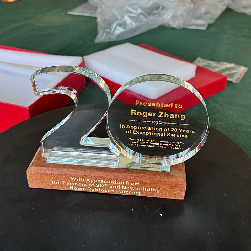 20th Anniversary Crystal Number Award1