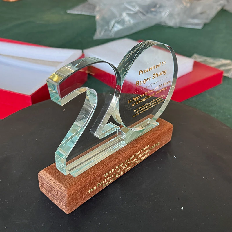20th Anniversary Crystal Number Award2