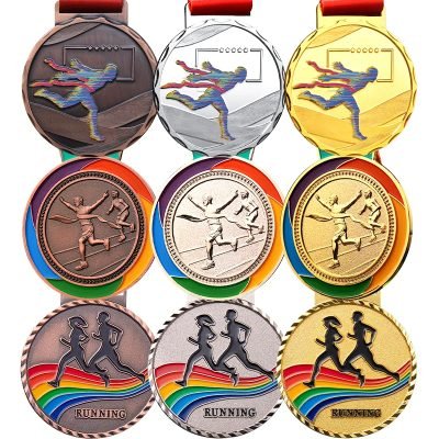 10k running medals​ 6-2