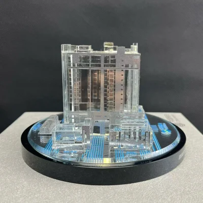 3D Crystal Building Model1