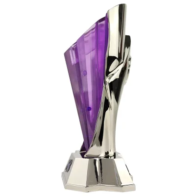 Acrylic Metal Trophy Awards1