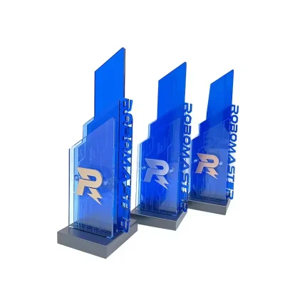 Acrylic logo award trophy1