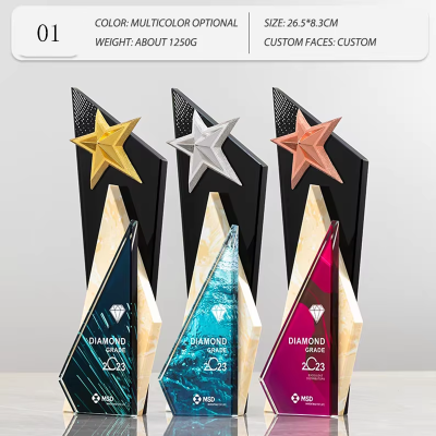 Creative marble award trophy1