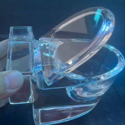 Crystal toilet model souvenir