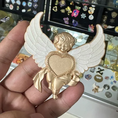 Cupid Metal Badge Fridge Magnet2