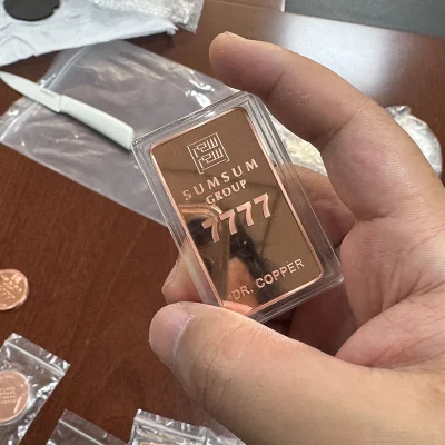 Custom 9999 copper bars1