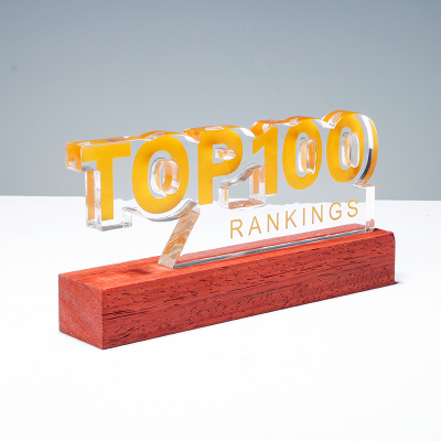 Custom acrylic annual awards​ 01