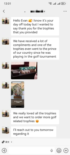 MC ART AWARDS,trophy custom,medal custom,Badge Custom,Award custom - Trophy Medal Badge Commemorative Coin Keychain Fridge Magnet Ornament Model Design wholesale custom supplier Customers-real-comments-on-MC-ART-AWARDS-13