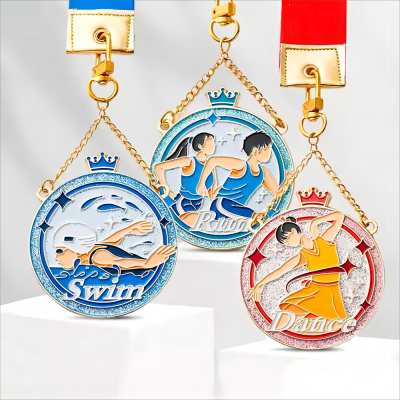 Design Metal swimming medal 3-2