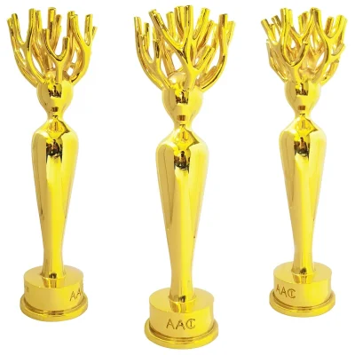 Electroplated 24k real gold trophy3 Electroplated 24k real gold trophy3