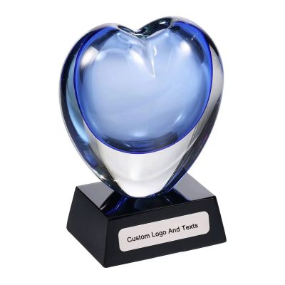 Engraved glass heart trophy1