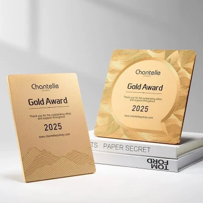 Engraved metal plate trophy1