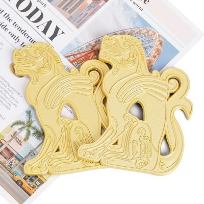 Gold Fridge Sticker 48-1