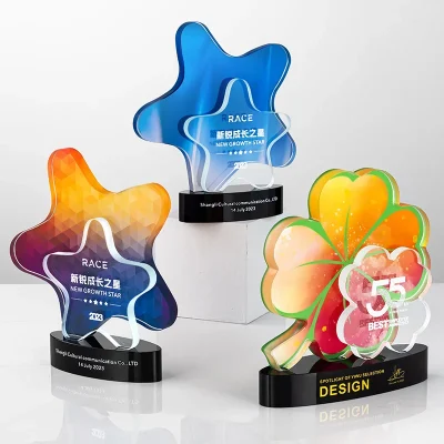 Growth Star Crystal Trophy1