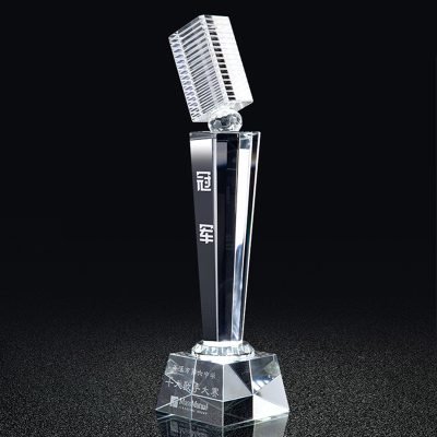 Crystal Microphone Trophy 01