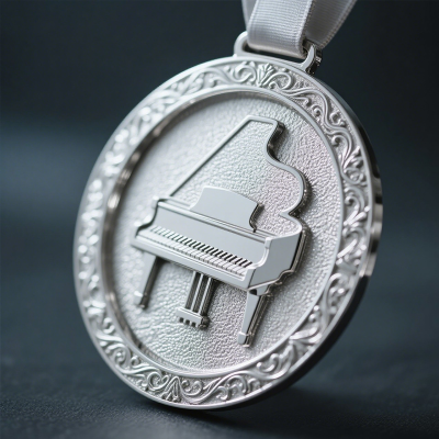 Metal Piano Medal 3
