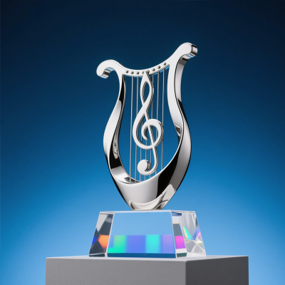Musical Note Trophy Custom1