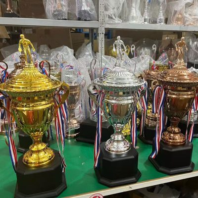 Ready-made big metal trophy