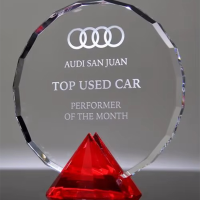 Round Glass Trophy Manufacturer1