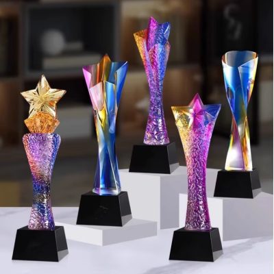 Stained Glass Star Trophy4