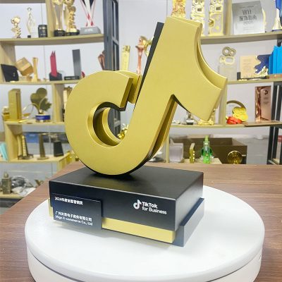 Tiktok metal trophy custom1 Tiktok metal trophy custom1